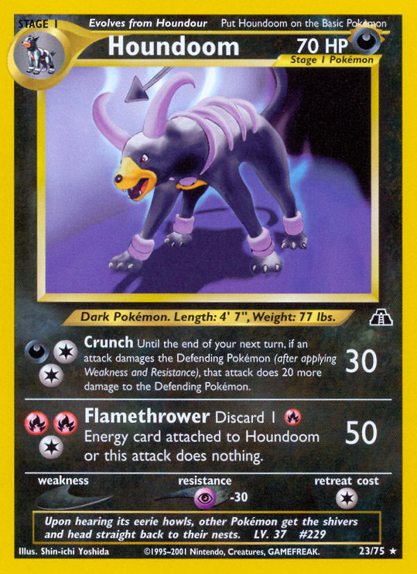 Neo Discovery Houndoom #23/75 unlimited